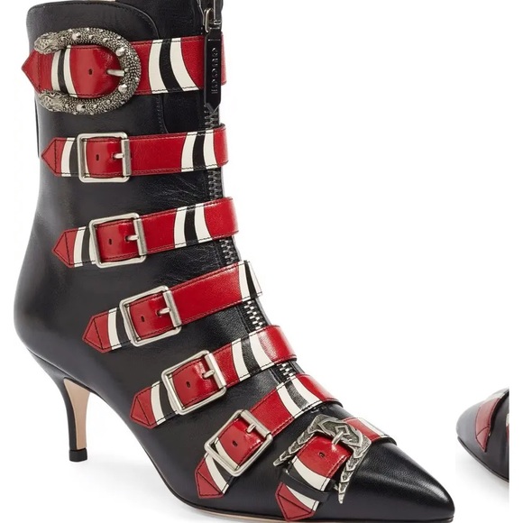 Gucci king snake Susan booties - Picture 2 of 15